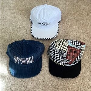 Vans Off The Wall Hat Trio - White, Blue, Multicolor